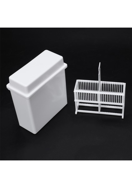 2&#39;den 1 Beyaz 72 Adet Mikroskop Slaytları Boyama Raf Tabağı (Yurt Dışından)