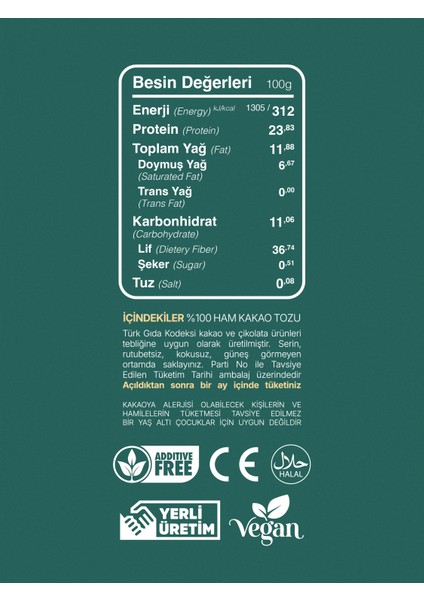 Ham Kakao Tozu | Single Origin No.836 - Madagaskar Sambriano Vadisi 115GR fırsatları