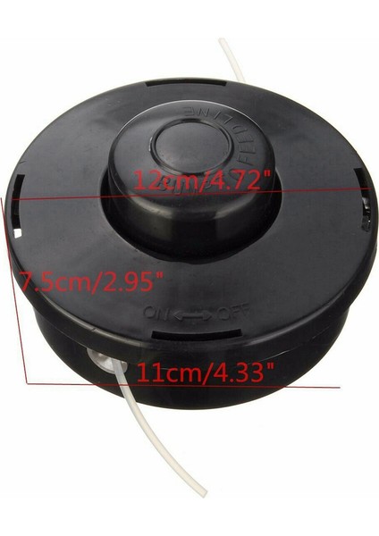 5x Yedek Petrol Düzeltici Kafası Strimmer Bump Besleme Hattı Makara Fırçası Kesici Çim (Yurt Dışından) fırsatları