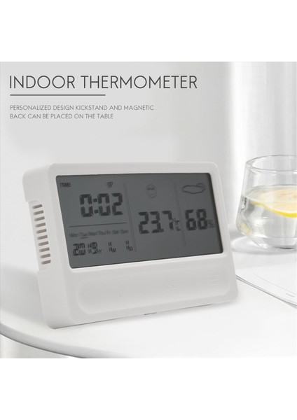 3x Dijital Higometre Termometre Iç Mekan Oda Sıcaklığı Nem Metre LCD Stand Manyetik Destek Sensörü Monitörü (Yurt Dışından) modelleri