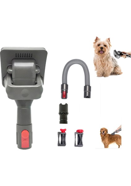 Dyson V7 V7 V8 V10 V11 V15 Mutlak Hayvan Tetikleyici Vakum Pet Fırçası Uzatma Hortumu ile Tımar Için Köpek Kedi Fırçası (Yurt Dışından) fiyatları