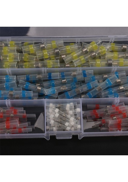 Kendi Lehim Isı Büzülme Popo Konektörleri Lehim, Su Geçirmez Lehim Tel Konektörleri, Lehim Kolları (260PC) (Yurt Dışından)