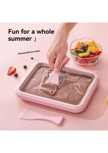 Kızarmış Yoğurt Makinesi Ev Yapımı Mini Kızarmış Buz Makinesi Anında Soğuk Plaka Haddelenmiş Dondurma Pembe Yapmak Için Ideal (Yurt Dışından) indirimleri