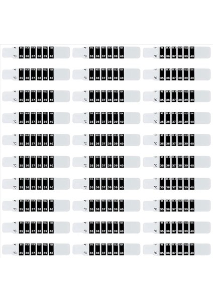 90 Pc Alın Termometre Şeritler Yapışkan Termometre Şeritleri Yeniden Kullanılabilir Termometre Çıkartmaları Bozma Çıkartma (Yurt Dışından) fiyatları