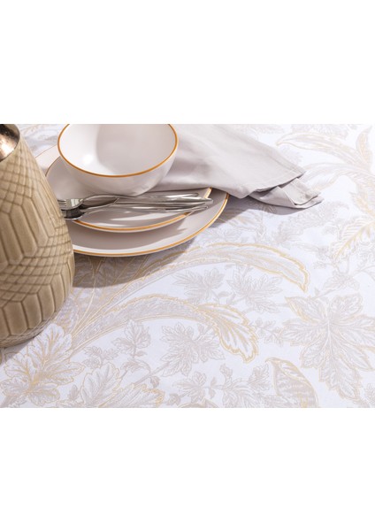 Bernice Polycotton Masa Örtüsü - Bej - 160x200 cm modelleri