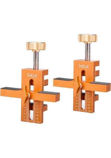 Imbot Dolap Kapısı Tesisat Konumlandırıcı Aracı 7-40MM, Ayarlanabilir Alüminyum Alaşımlı Dolap Kapı Kolu Jig 2pack (Yurt Dışından)