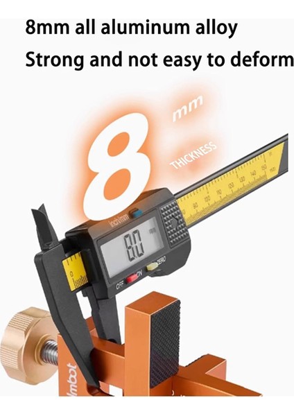 Imbot Dolap Kapısı Tesisat Konumlandırıcı Aracı 7-40MM, Ayarlanabilir Alüminyum Alaşımlı Dolap Kapı Kolu Jig 2pack (Yurt Dışından) indirimleri