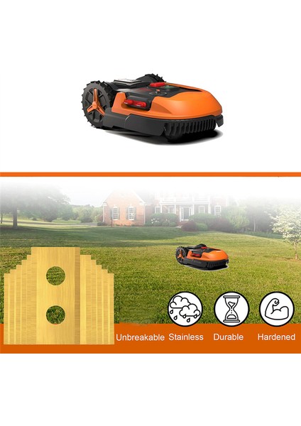 30PCS Çim Robot Bıçağı Worx Landroid Otomatik Hareketli Makine Temel Altın (Yurt Dışından) fiyatları