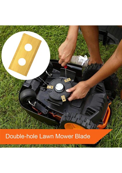 30PCS Çim Robot Bıçağı Worx Landroid Otomatik Hareketli Makine Temel Altın (Yurt Dışından) modelleri