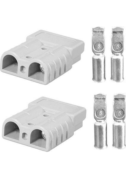 Anderson Tarzı Fiş Konektörleri Için 20PCS Dc Güç Aracı 50A 12-24V 6AWG Bakır Kontak Güç Konektörleri ile Çift Kutup (Yurt Dışından) fiyatları