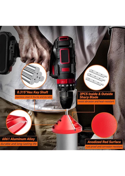 2 Aradan 1 Deburring Aracı, Iç Boru Raybası, Pvc Cpvc Abs Pp Pe Kanal Raybası, Pvc Pahlandırma Aracı (Yurt Dışından) modelleri