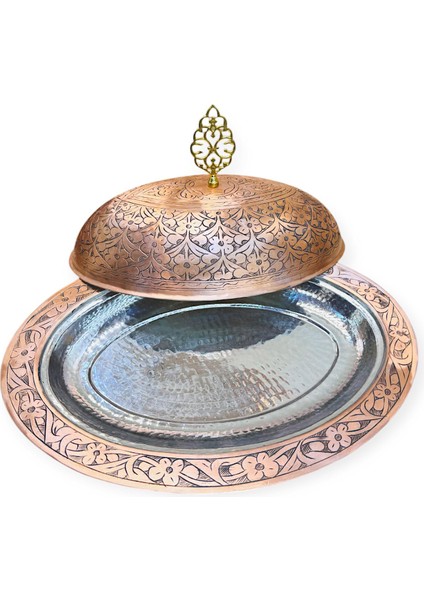 40 cm Ağır Işlemeli Bakır Kayık, Skoç Eskitme modelleri