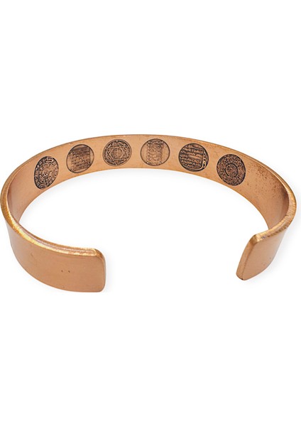 Oyma El Işleme, Koruma Dualı Bakır Bileklik, U6163 fırsatları