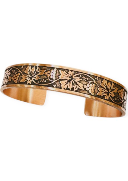 Lazer Motifli, Koruma Dualı Bakır Bileklik, U6161 indirimleri