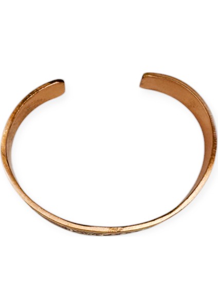 Lotus ve Yaşam Çiçeği, Derin Kazıma Bakır Bileklik modelleri