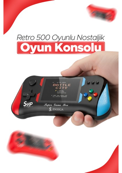 Retro 500 Oyunlu Nostaljik Oyunlu El Atari Gamebox Oyun Konsolu