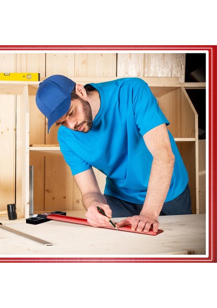 2 Adet Hassas Işaretleme T Cetvel Ahşap Işleme Scriber T Kare Cetvel 12 Inç 6 Inç Mimar Cetvel Marangoz Çalışması (Yurt Dışından) indirimleri