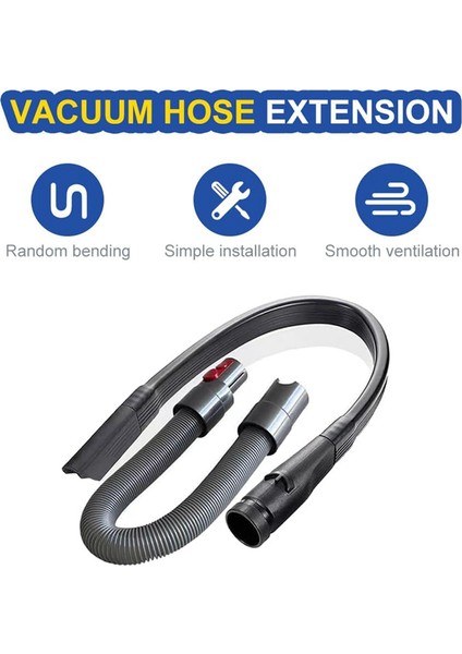 Dyson V7 V8 V8 V8 V10 V11 V15 Için Hortum Aksesuarları, Esnek Crevice Nozul Adaptör Hortum Kiti Temizleme Köşeleri ve Alanı (Yurt Dışından) fiyatları