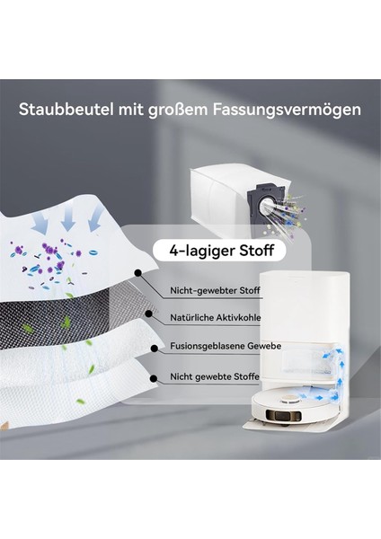 Dreame X40 Ultra COMPLETE/X40 MASTER/L40 Ultra Vakum Süpürgeleri Ana Yan Fırça Toz Çantaları Paspas Pedleri Hepa Filtreleri (Yurt Dışından) fiyatları