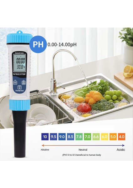 5 In1 Ph Metre Bt Yüksek Doğruluk Ölçümü Ph/tds/ec/cf/temp Su Test Kiti Su Hidroponik Laboratuvarı (Yurt Dışından) indirimleri