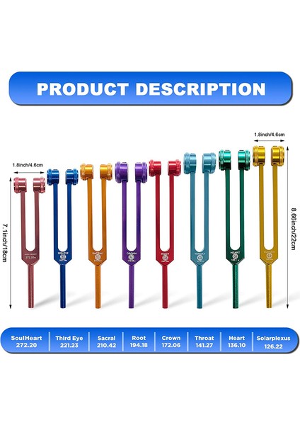 Çakra Tuning Çatal Şifa, Ses Terapisi, Vücut Tutma, Kauçuk Mallet, Anahtar, Temizlik Bezi ve Alüminyum Kutusu (Yurt Dışından) modelleri