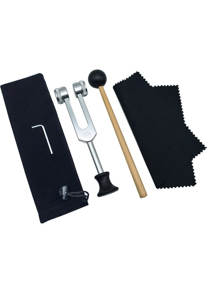 Çatal, Ses Terapisi, Vücudun, Zihin ve Ruhun Mükemmel Uyumunu Korumak Için Mallet ile Tuning Fork 528Hz (Yurt Dışından)