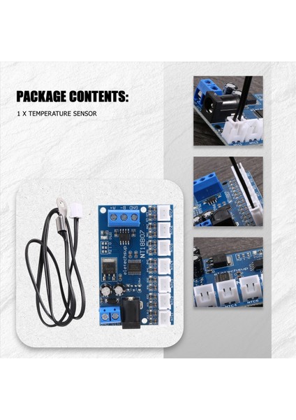 7 Kanal RS485 Ntc Sıcaklık Sensörü Ölçüm Modbus Rtu Kağıtsız Kaydedi Plc NT18B07 (Yurt Dışından) indirimleri