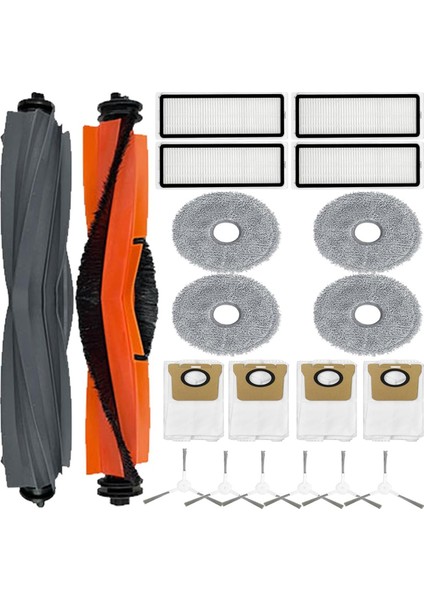 Dream L20 Ultra/ L30 Ultra Robot Vakum Ana Yan Fırça Hepa Filtre Mop Pad Toz Torbaları Aksesuarları (Yurt Dışından)