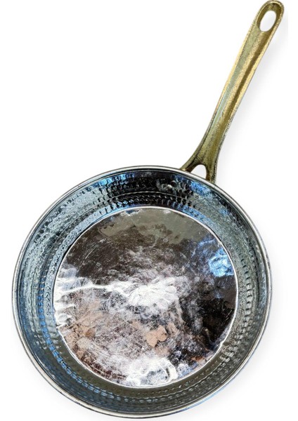 Tek Kulplu Dövme Bakır Tava 23 cm fırsatları