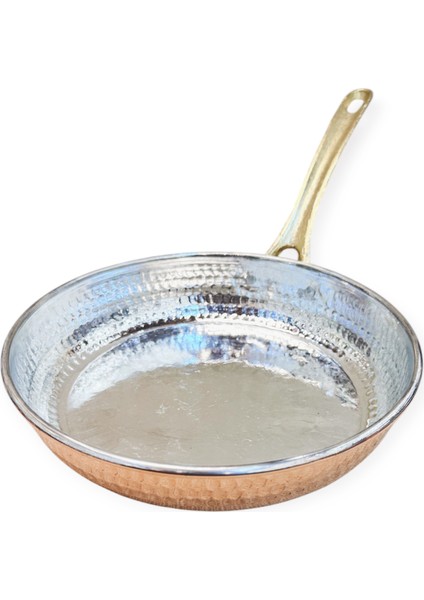 Tek Kulplu Dövme Bakır Tava 24 cm fiyatları