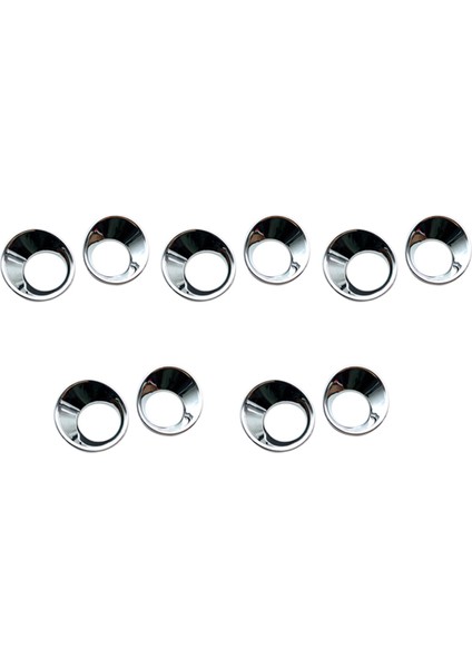 Corolla Cross Car Styling Abs Chrome Için 2020 2021 Toyota Için 5x Ön Sis Lambası Işık Kapağı (Yurt Dışından)