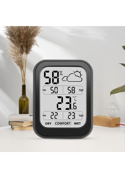 Oda Termometresi Higrometre Iç Mekan Nem Göstergesi Nem Sensörü Ölçer Dijital Sıcaklık ve Nem 2 Paket (Yurt Dışından) modelleri
