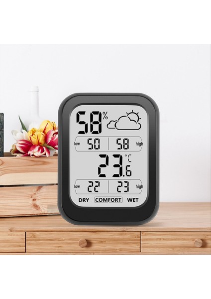 Oda Termometresi Higrometre Iç Mekan Nem Göstergesi Nem Sensörü Ölçer Dijital Sıcaklık ve Nem 2 Paket (Yurt Dışından) fırsatları