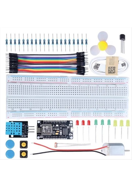 ESP8266 Wifi Başlangıç Kiti Sıcaklık ve Nem Sensörü Programlama Kiti Deney Için Öğrenme Kiti (Yurt Dışından) fırsatları