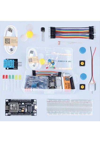 ESP8266 Wifi Başlangıç Kiti Sıcaklık ve Nem Sensörü Programlama Kiti Deney Için Öğrenme Kiti (Yurt Dışından) indirimleri