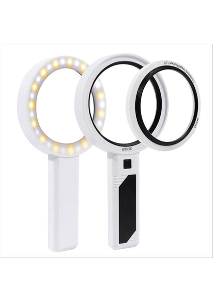 LED Işık Aydınlatılmış Büyüteç Çıkarılabilir Optik Lens Büyüteç 2275+65 (Yurt Dışından) fırsatları