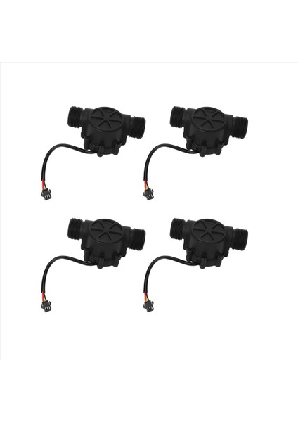 4pcs Su Akış Sensörü DN25 Dc3 5-24V 1 Inç 2-100L/DAK Salon Akışmetre Isı Pompası Su Isıtıcı Akış Ölçer Anahtarı Sayacı (Yurt Dışından)