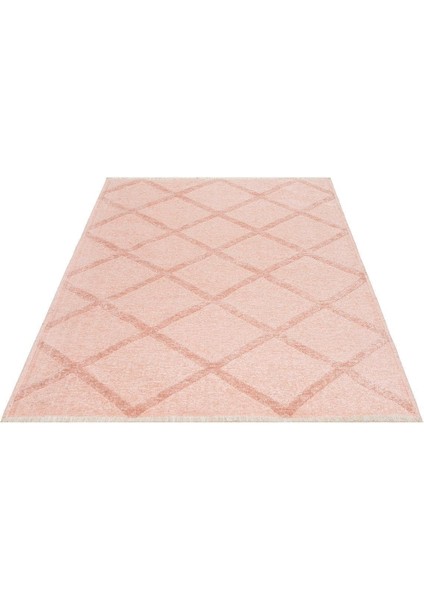 Rodney mt Çift Taraflı Yıkanabilir Premium Kalite Kilim Pamuk Dokuma Kaymaz Taban Koyu Pudra fiyatları