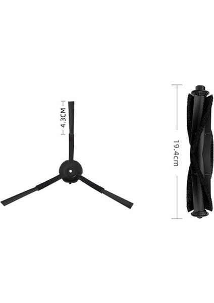 Neabot Nomo N2 Için Robot Vakum Temizleyici Yedek Yedek Parçalar Aksesuarlar Ana Fırça Yan Fırça Hepa Filtre Mop Rag (Yurt Dışından) fırsatları