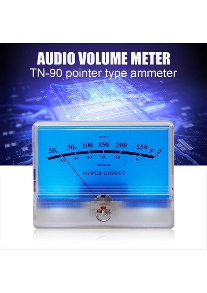 TN90A Pointer Vu Metre Yüksek Hassasiyetli Dijital Güç Ölçer Başı Seviyesi Göstergesi Hoparlör Amplifikatörü Için Ses Spektrumu (Yurt Dışından) fırsatları