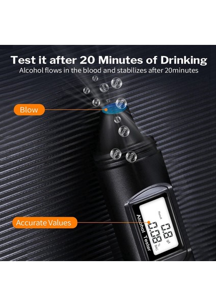 Dijital Alkol Test Cihazı Doğru Profesyonel Breathalyzer Alkol Test Araçları A (Yurt Dışından) indirimleri