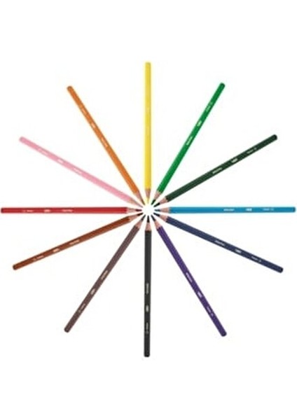 Kids Evolution Kuru Boya Kalemi 12'li Set Renkli ve Eğlenceli Çizim Deneyimi modelleri