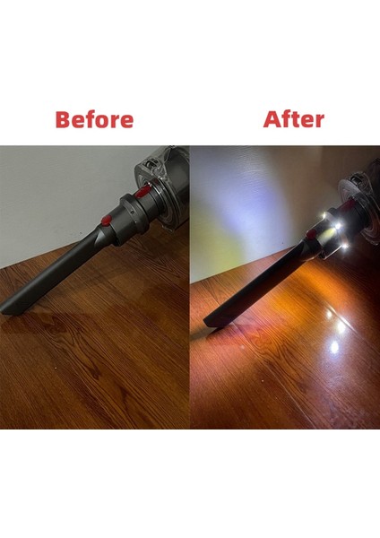 1pcs Adaptör Ekleri Dyson V7 V7 V8 V10 V11 Kablosuz Vakum Süpürge Parçaları Için LED Işık (Yurt Dışından) fırsatları