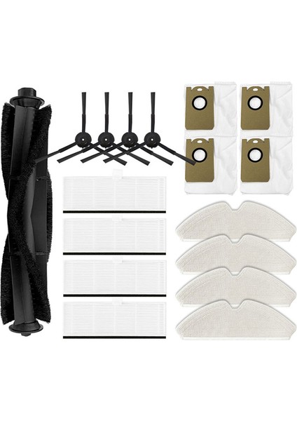 Proscenic M7 Pro / Kyvol Cybovac S31 / Honiture Q6 / Uoni V980 Plus Vakum Parçaları Ana Yan Fırça Hepa Filtre Mop (Yurt Dışından)