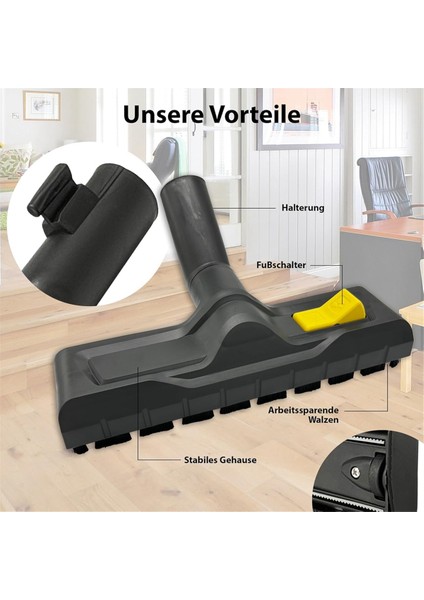 Wd2 Plus, Wd3 S, Wd4, Wd5, Wd6, Mv3, Mv4, Mv5, Mv6 SE4001 Islak ve Kuru Zeminler Için Yedek Zemin Başlığı (Yurt Dışından) fırsatları