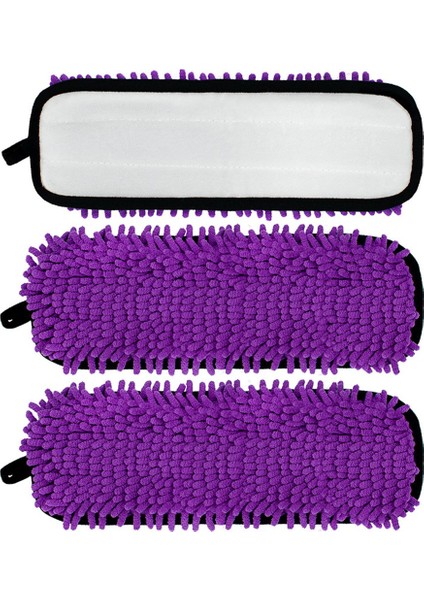 Swiffer Power Paspy Sprey Mop Bez Şönil Yeniden Kullanılabilir Zemin Temizleme Yedek Pedi Için 3pcs (Yurt Dışından)