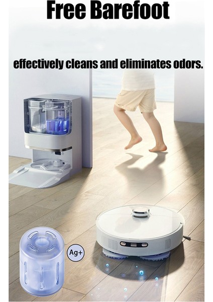 + X10/S10/W10S/S20/X20/S10 Plus Serisi Temiz Su Tankı Şamandıra Vakum Aksesuarları Için Gümüş Iyon Modül Seti (Yurt Dışından) fiyatları