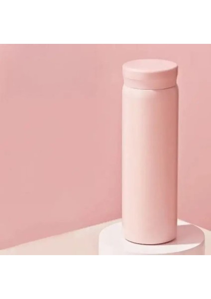 304 Paslanmaz Çelik Su Şişesi 12OZ 16 Oz Vakum Yalıtımlı Taşınabilir Termos Açık Hava Seyahat Kapasitesi: 300ML/RENK: Pembe (Yurt Dışından)