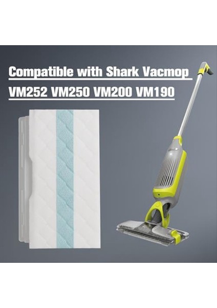 10 Adet Köpekbalığı VM255 QM250 QM251 QM252 QM253 VC205 CV255 UM205 VM190 Pro Vacum Mops Pad Doldurmalarını Değiştirin (Yurt Dışından) fırsatları