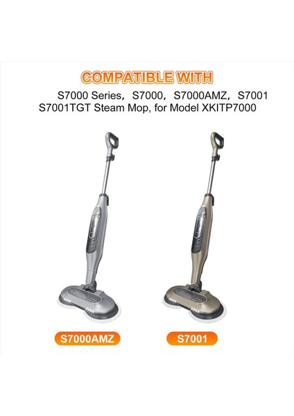 6 Paket S7000 Steam Mop Padleri Köpekbalığı S7000AMZ S7001 S7001TGT S7000 Serisi Steam Mop, Mikrofiber (Yurt Dışından) modelleri